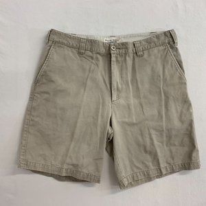 Denver Hayes Chinos Shorts Men's 36 Beige Cotton Canvas